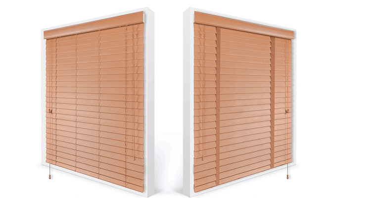 PVC Faux Wooden Venetian Blinds الستائر البندقية الخشبية PVC