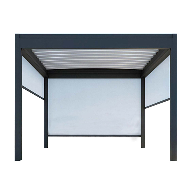 عريشة ألمنيوم مع سقف كوة 3 × 3
