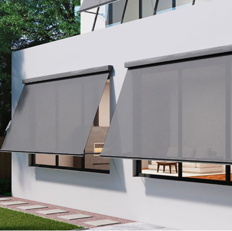 الستائر المظلة الخارجية القابلة للسحب