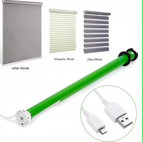 الستائر الذكية Zebra Roller مع Dooya Motor