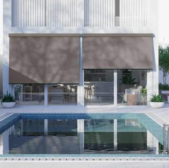 10 '× 8' كرنك في الهواء الطلق تعمل بظلال الأسطوانة