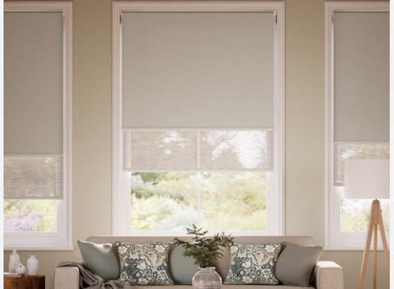 70x34 مخصصة الستائر الدوارة المزدوجة