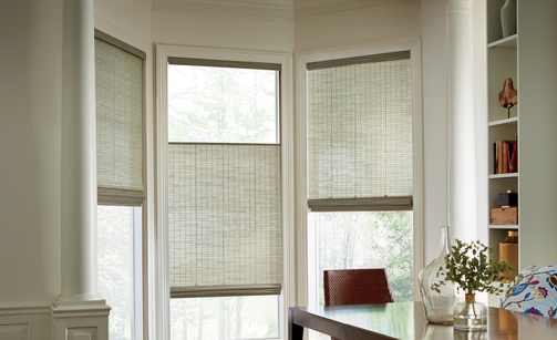 ظلال خشبية منسوجة