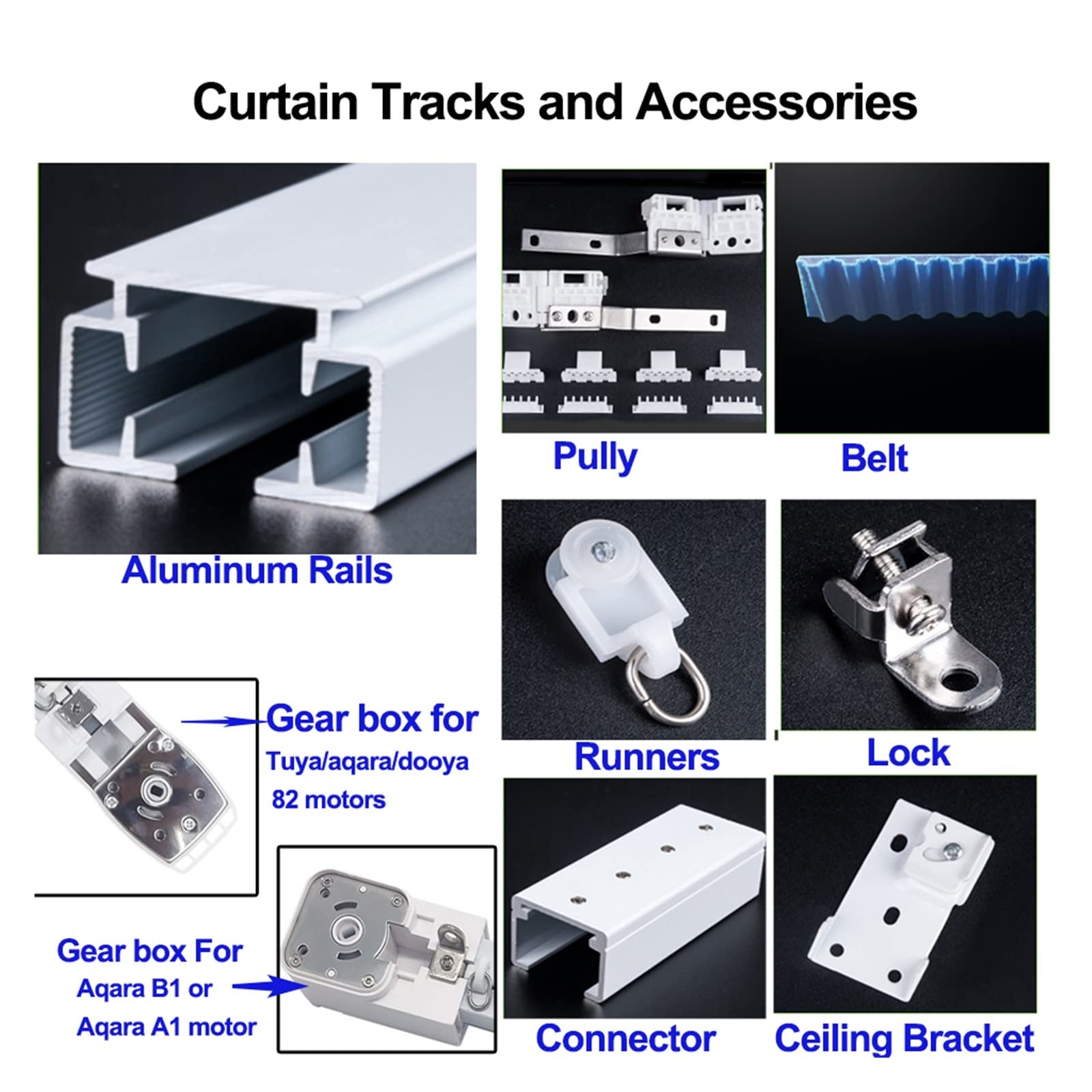 مكونات وملحقات الستار الآلي مصنوعة خصيصًا