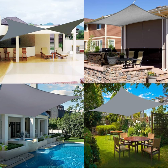 أشرعة ظلال الشمس المستطيل