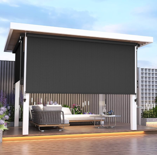 10 '× 8' كرنك في الهواء الطلق تعمل بظلال الأسطوانة